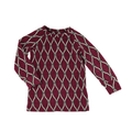Upcycling Merino Kinder Longsleeve Rot