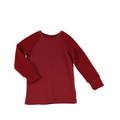 Upcycling Merino Kinder Longsleeve Rot