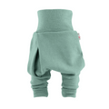 Upcycling Kaschmir Baby Mitwachshose Blau meliert