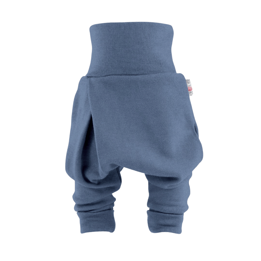 Upcycling Merino Mitwachshose Blau - ForSchur