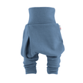 Upcycling Merino Mitwachshose dicke Qualität Blau