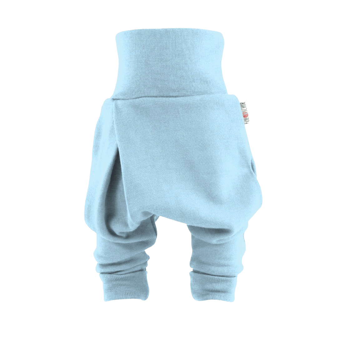 Upcycling Merino Mitwachshose Blau - ForSchur