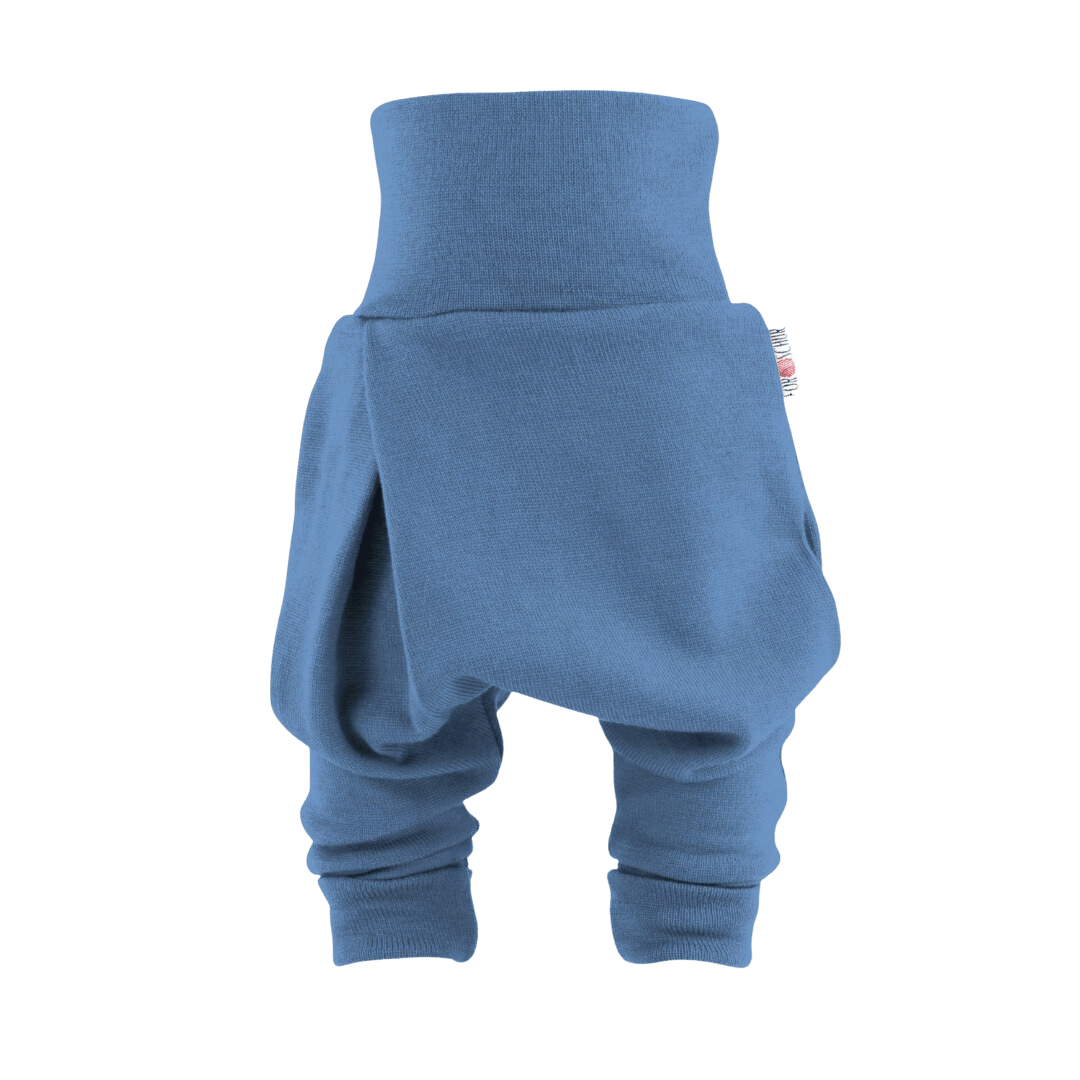 Upcycling Merino Mitwachshose Blau - ForSchur