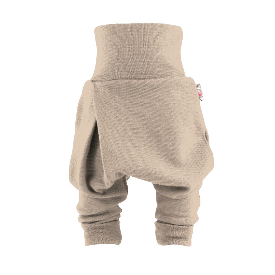 Upcycling Merino Mitwachshose Braun meliert - ForSchur