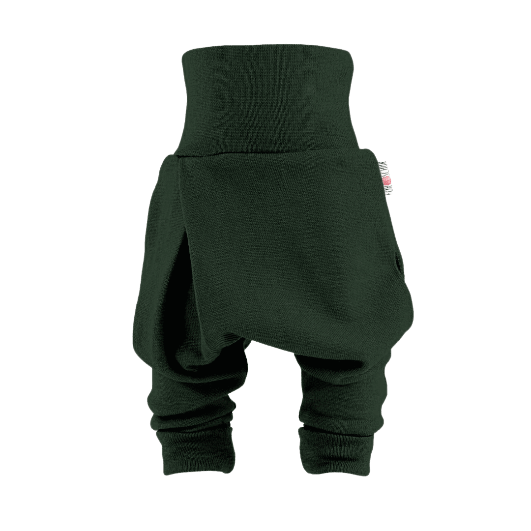 Upcycling Merino Mitwachshose Grün - ForSchur