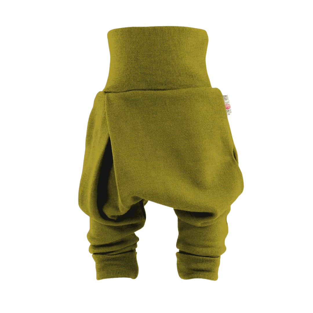 Upcycling Merino Mitwachshose Grün