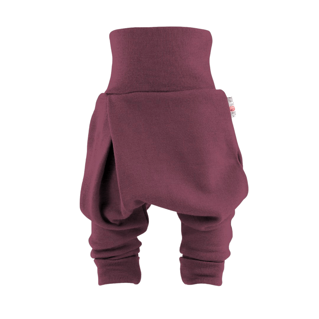 Kaschmir Baby Mitwachshose Lila