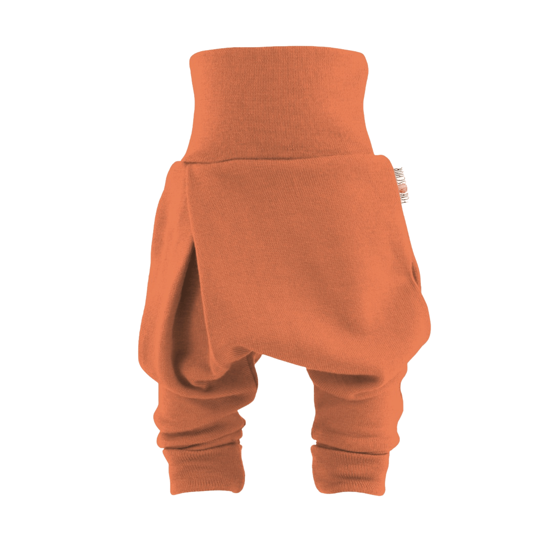 Kaschmir Mitwachshose Orange