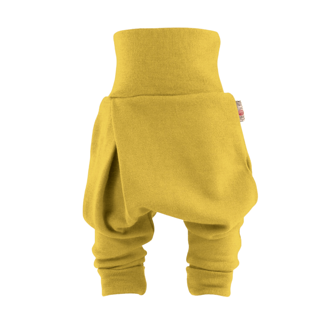 Upcycling Merino Mitwachshose Gelb - ForSchur