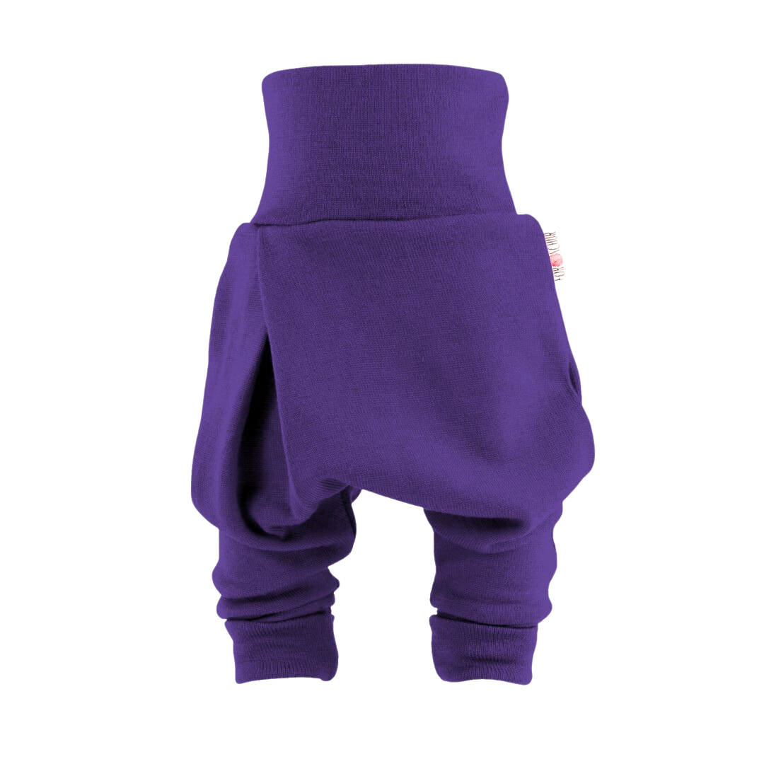 Kaschmir Baby Mitwachshose Lila