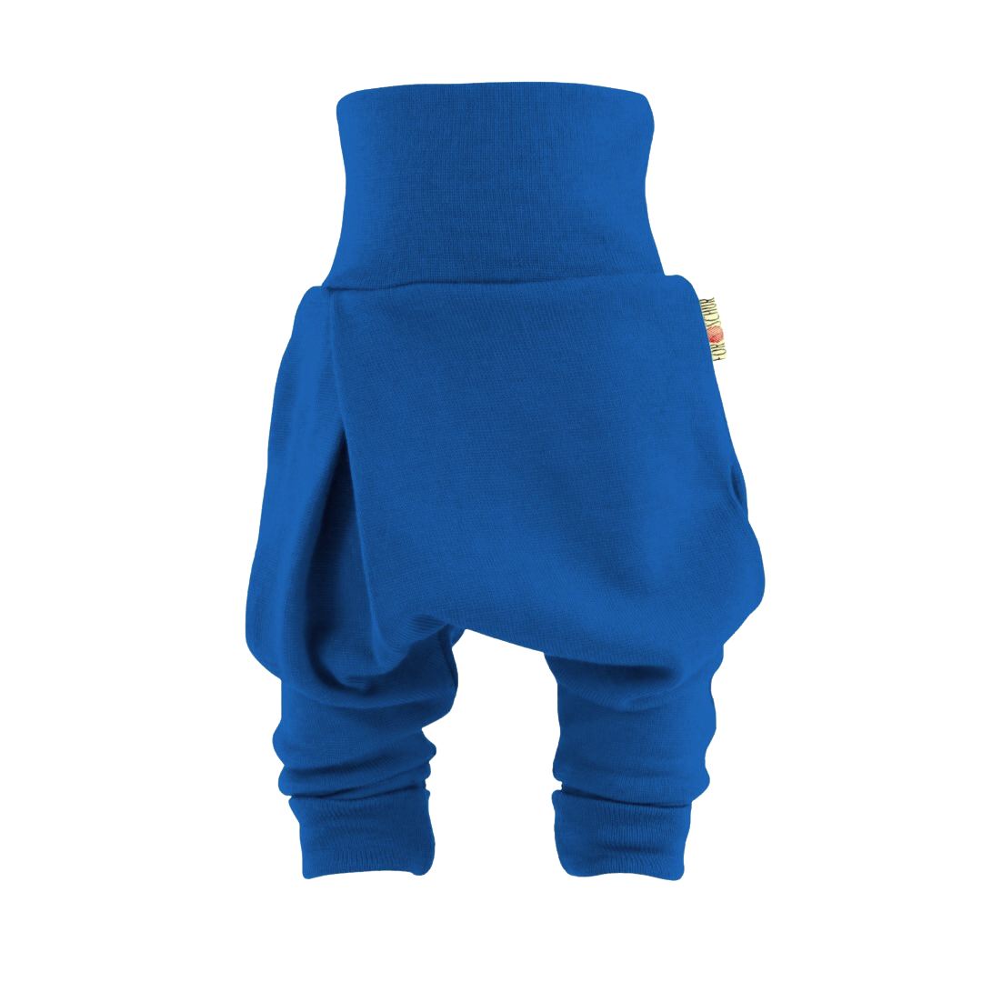 Kaschmir Baby Mitwachshose Blau