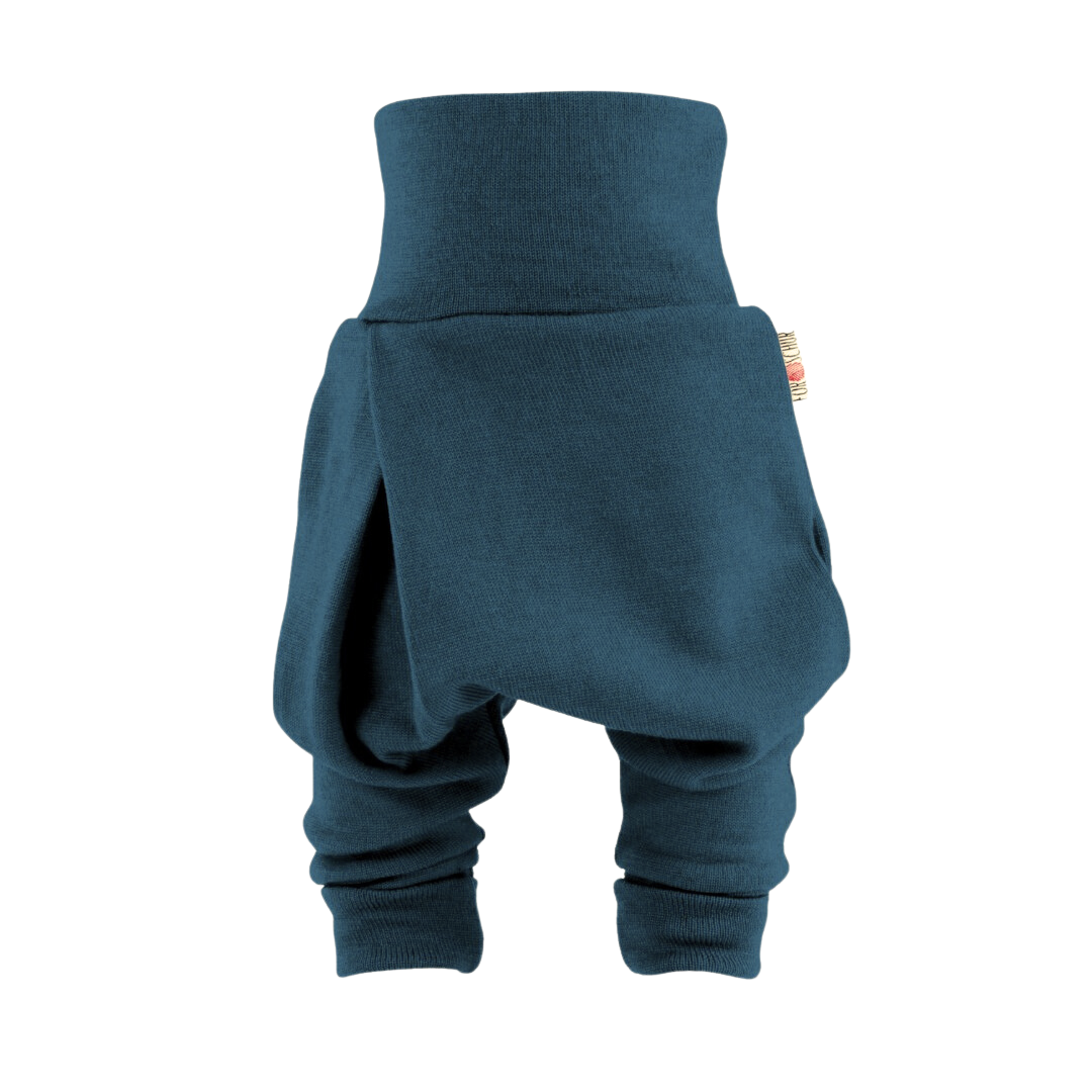 Upcycling Merino Mitwachshose Blau - ForSchur