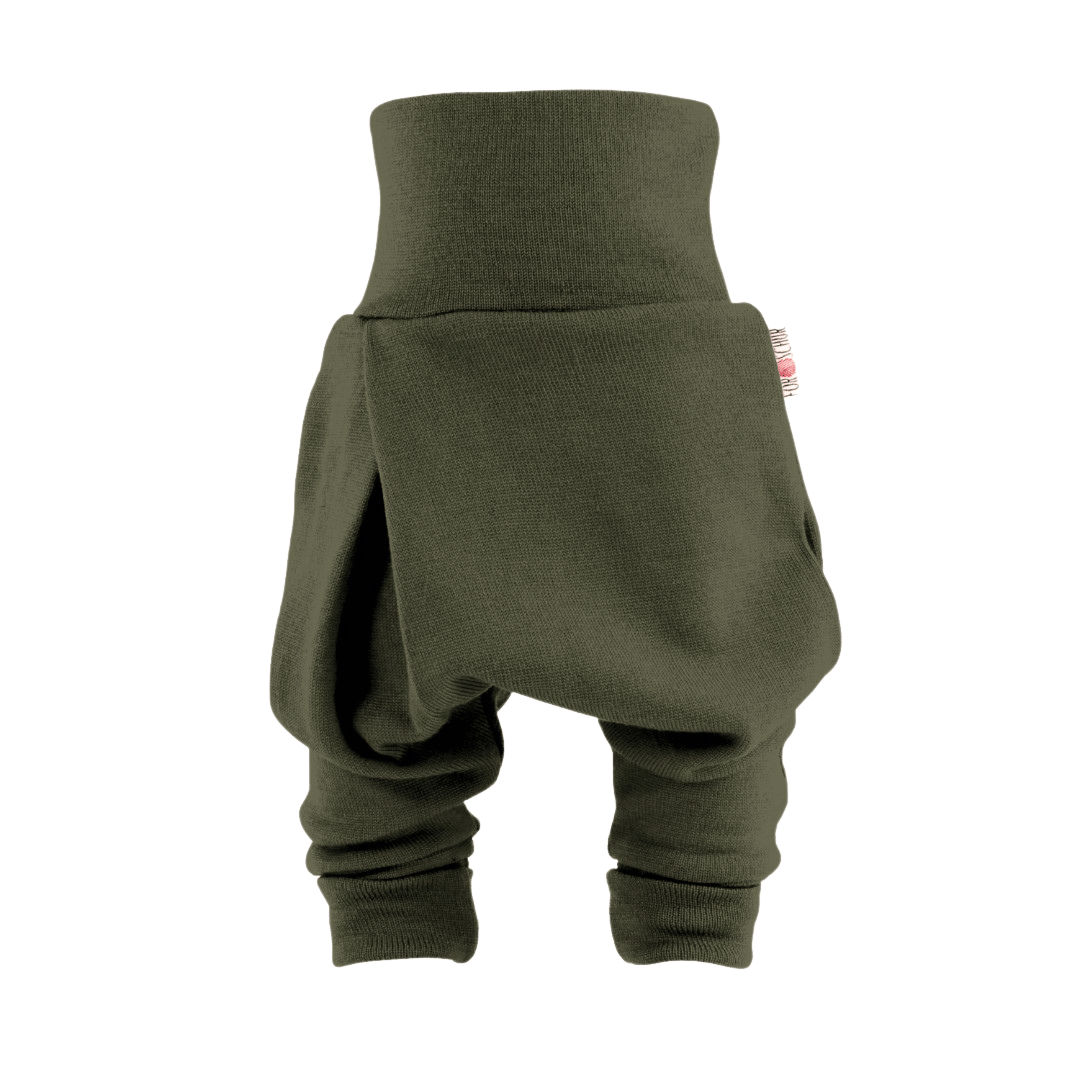 Upcycling Merino Mitwachshose Grün - ForSchur