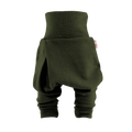 Upcycling Merino Mitwachshose dicke Qualität Grün meliert