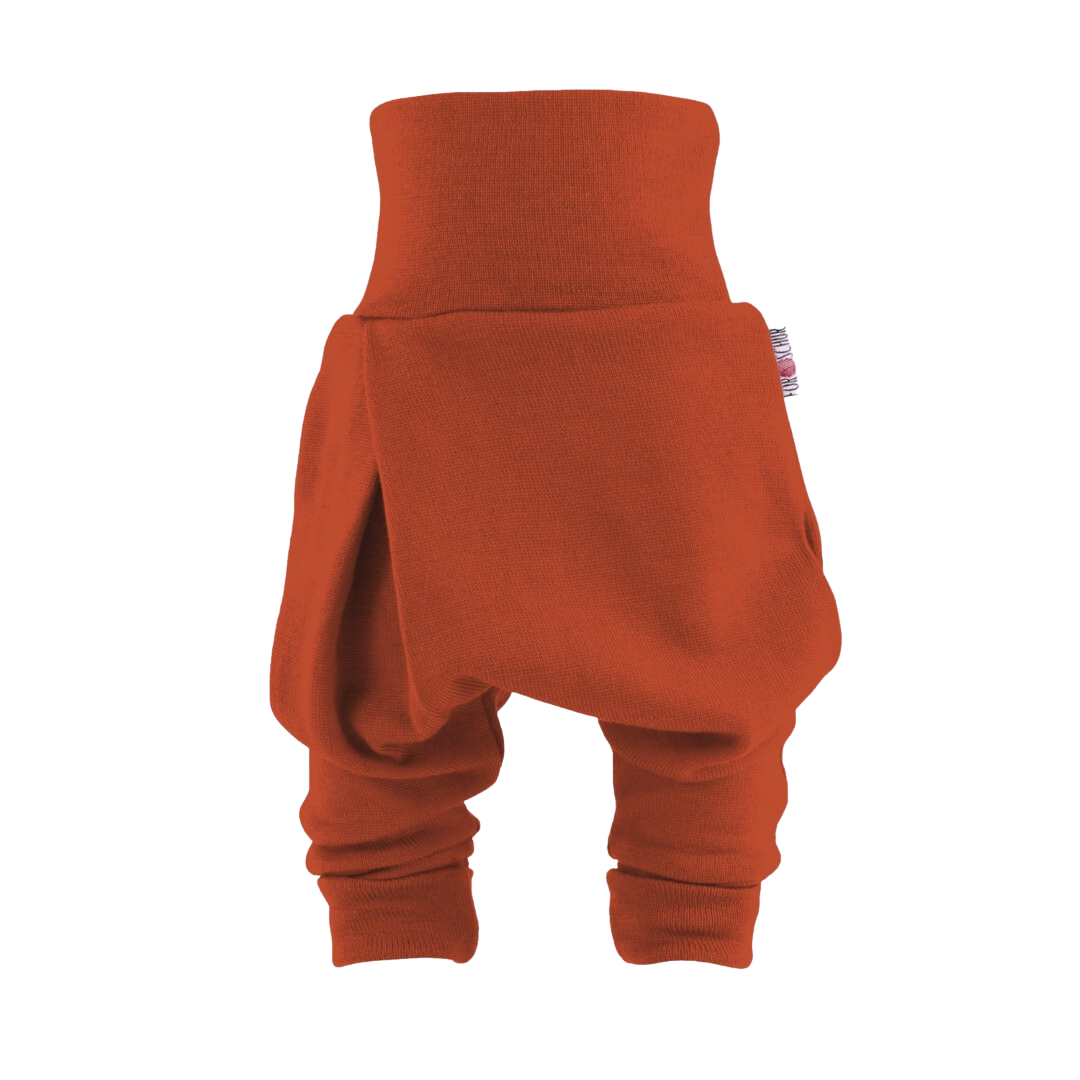 Kaschmir Mitwachshose Orange