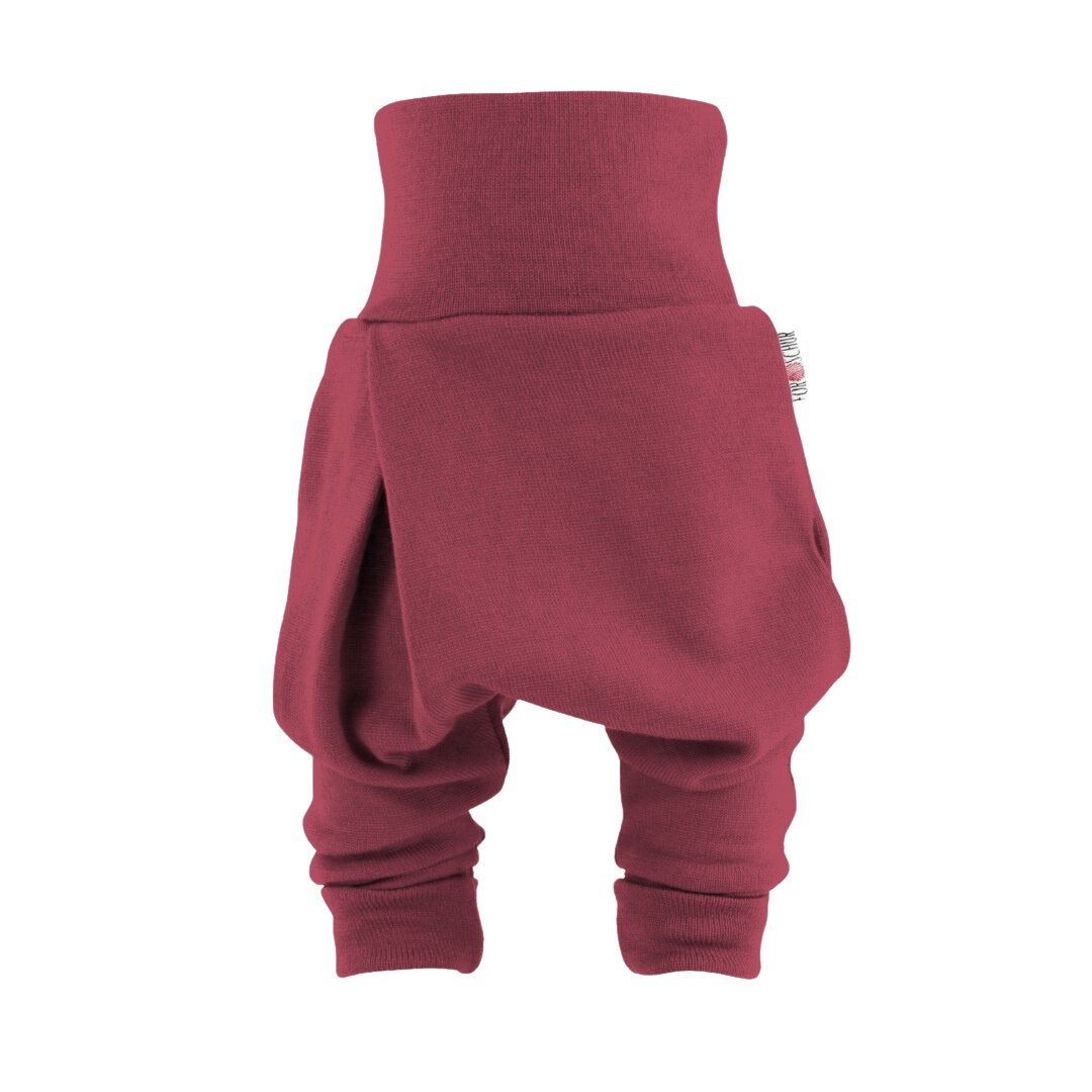 Kaschmir Baby Mitwachshose Rosa
