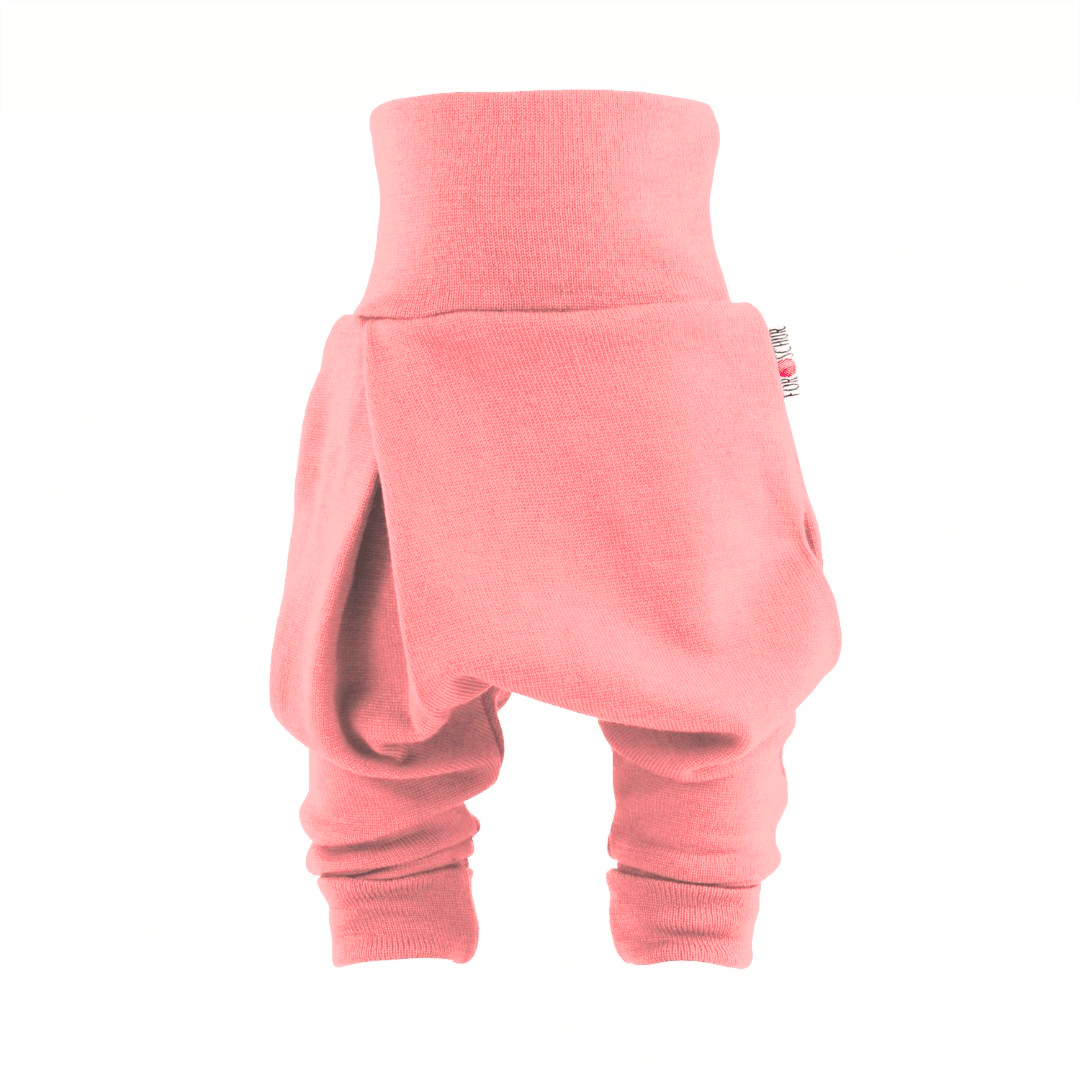 Kaschmir Baby Mitwachshose Rosa