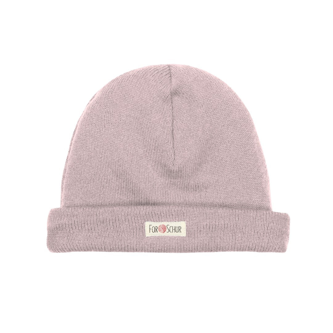 Upcycling Merino Damen Mütze Rosa