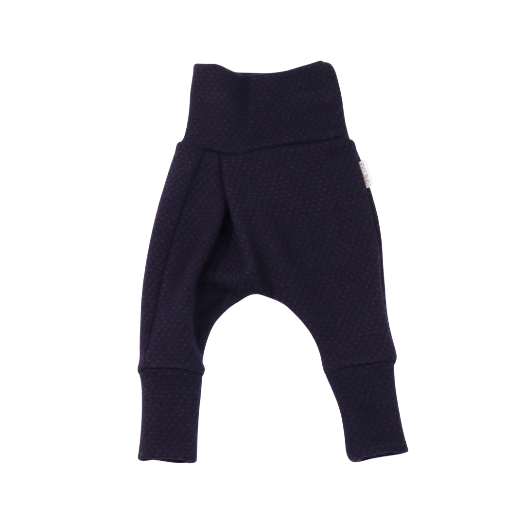 Upcycling Merino Mitwachshose Blau