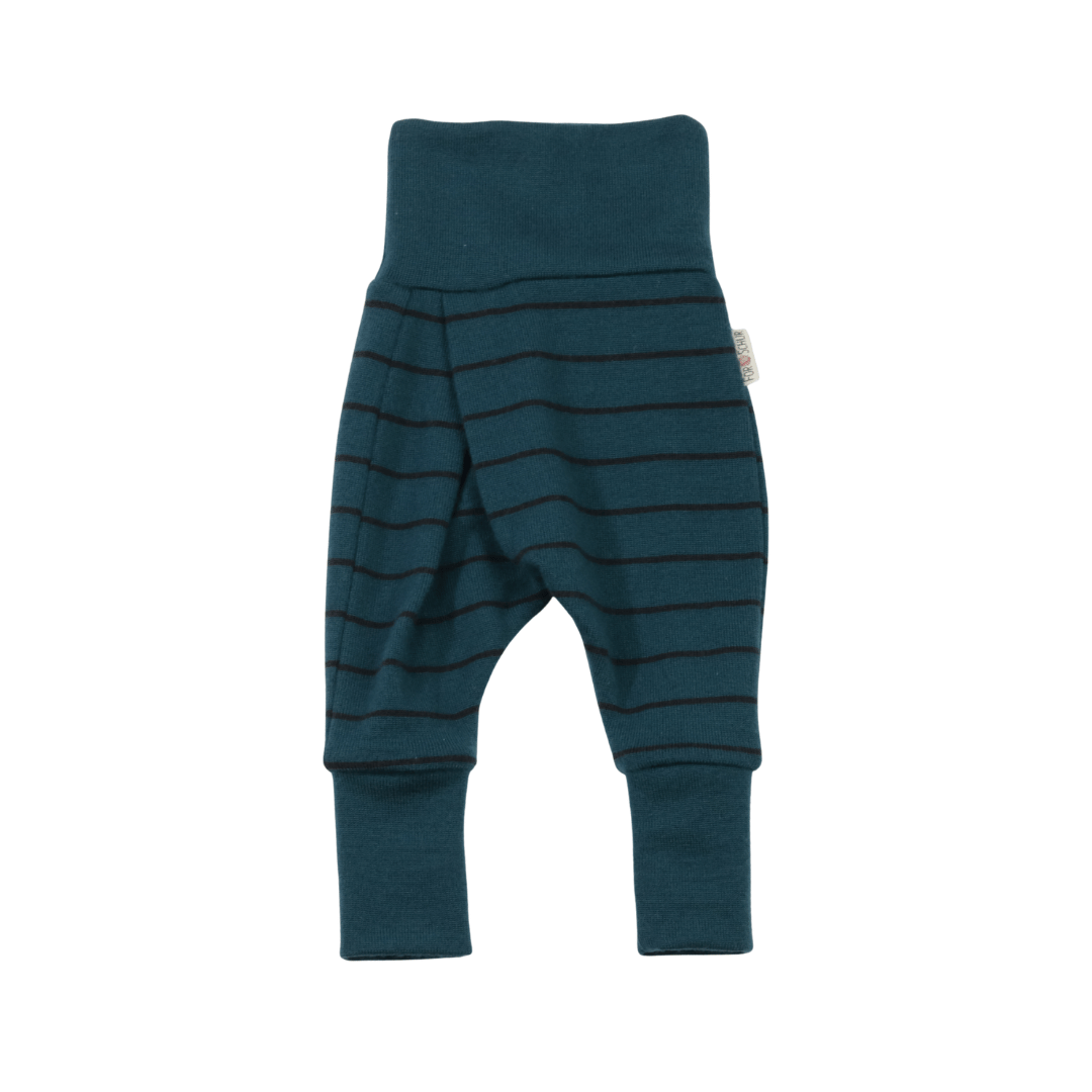 Upcycling Merino Mitwachshose Blau