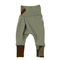 Upcycling Merino Mitwachshose Braun