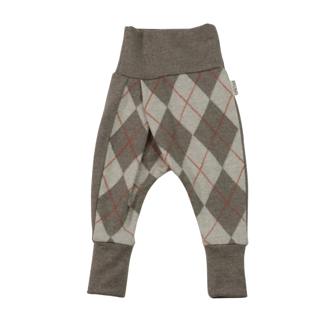 Upcycling Merino Mitwachshose Braun