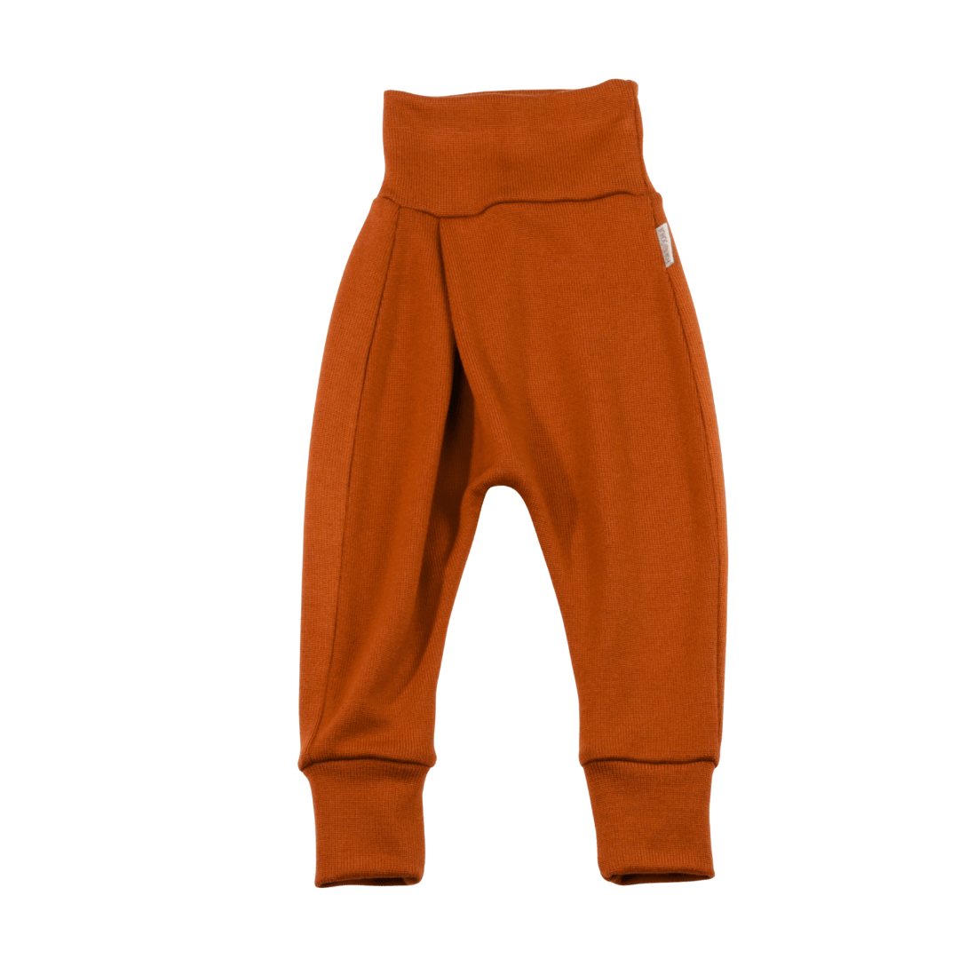 Upcycling Merino Mitwachshose Orange