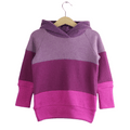 Kaschmir Hoodie Ombré 86/92 Rosa