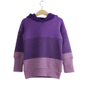 Kaschmir Hoodie Ombré 98/104 Lila