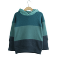 Kaschmir Hoodie Ombré 98/104 Grün