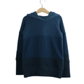 Kaschmir Hoodie Ombré 110/116 Blau