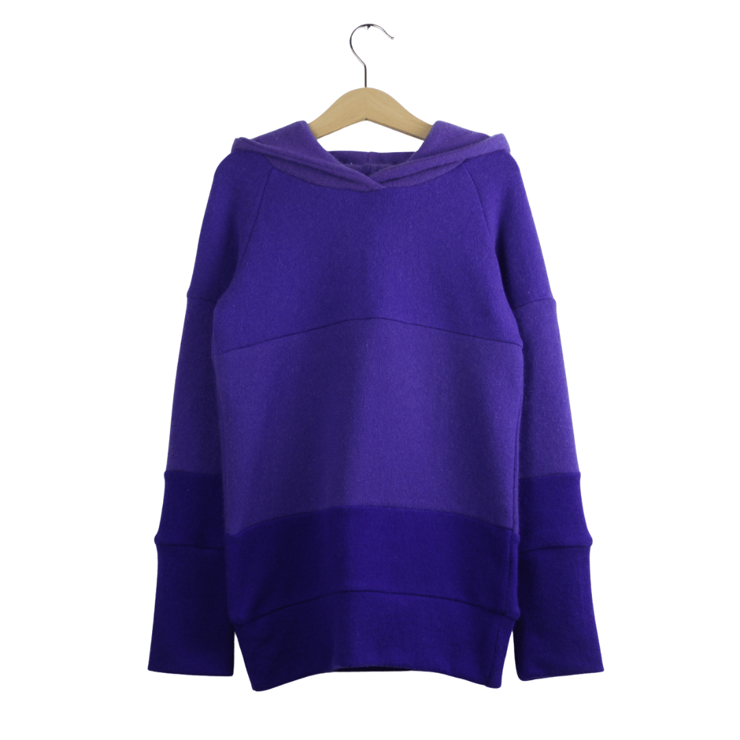 Kaschmir Hoodie Ombré 122/128 Lila
