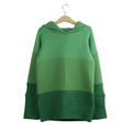 Kaschmir Hoodie Ombré 122/128 Grün