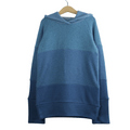Kaschmir Hoodie Ombré 134/140 Blau