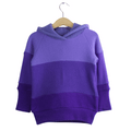 Kaschmir Hoodie Ombré 86/92 Lila