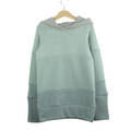 Kaschmir Hoodie Ombré 122/128 Grün