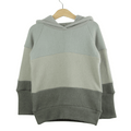 Kaschmir Hoodie Ombré 98/104 Grün