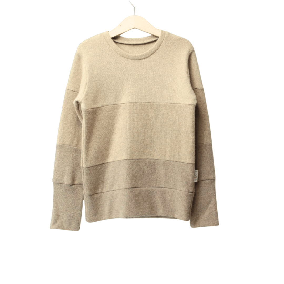 Kaschmir Pullover Ombré Braun