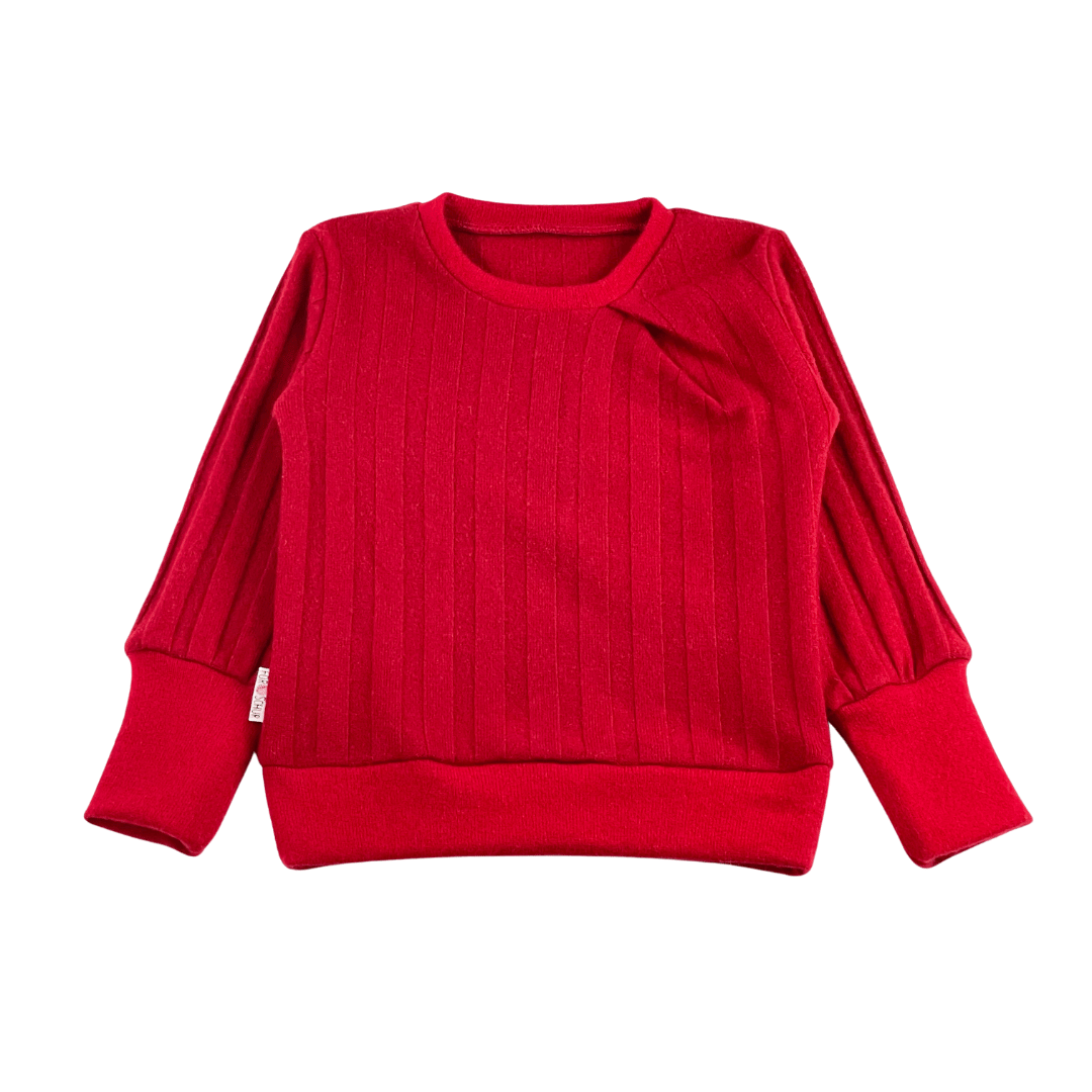 Upcycling Kaschmirpullover mit der Falte