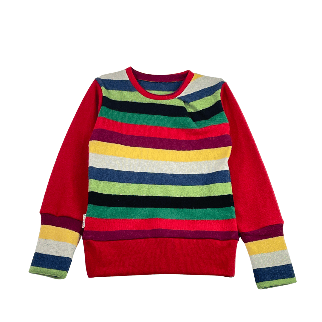 Upcycling Kaschmirpullover mit der Falte