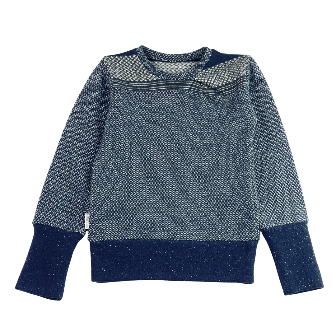 Upcycling Kaschmirpullover mit der Falte