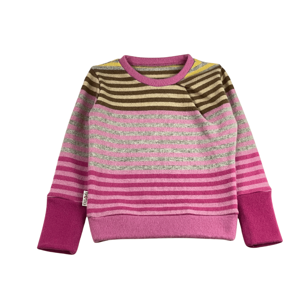 Upcycling Kaschmirpullover mit der Falte