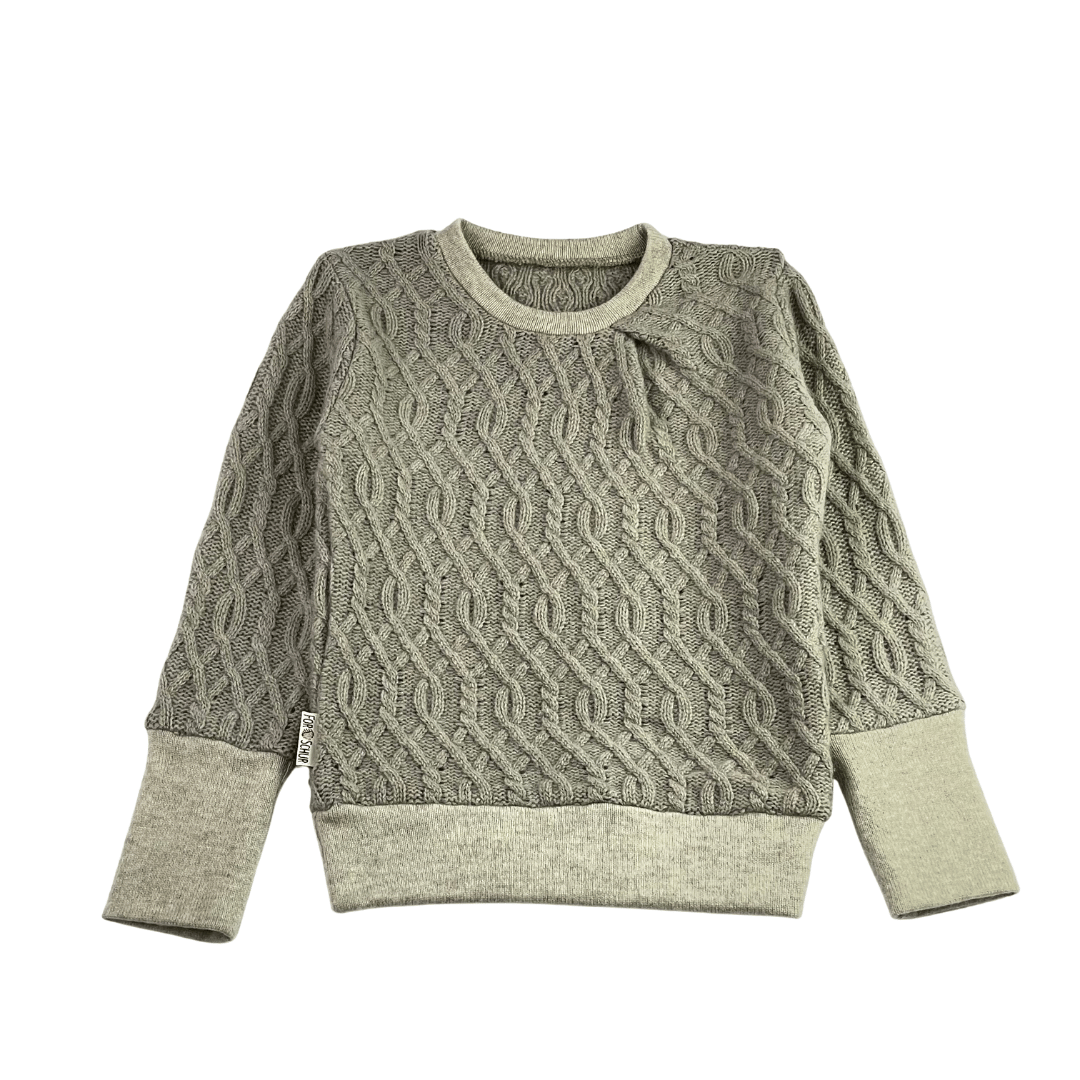 Upcycling Kaschmirpullover mit der Falte