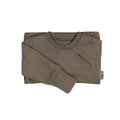 Upcycling Kaschmir Pullover mit der Falte Braun meliert - ForSchur