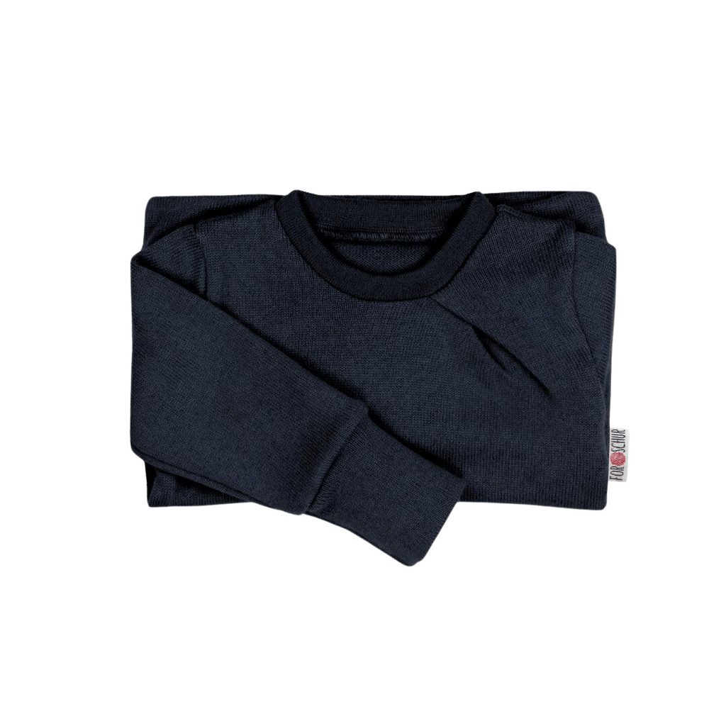 Upcycling Merino Pullover mit der Falte - ForSchur