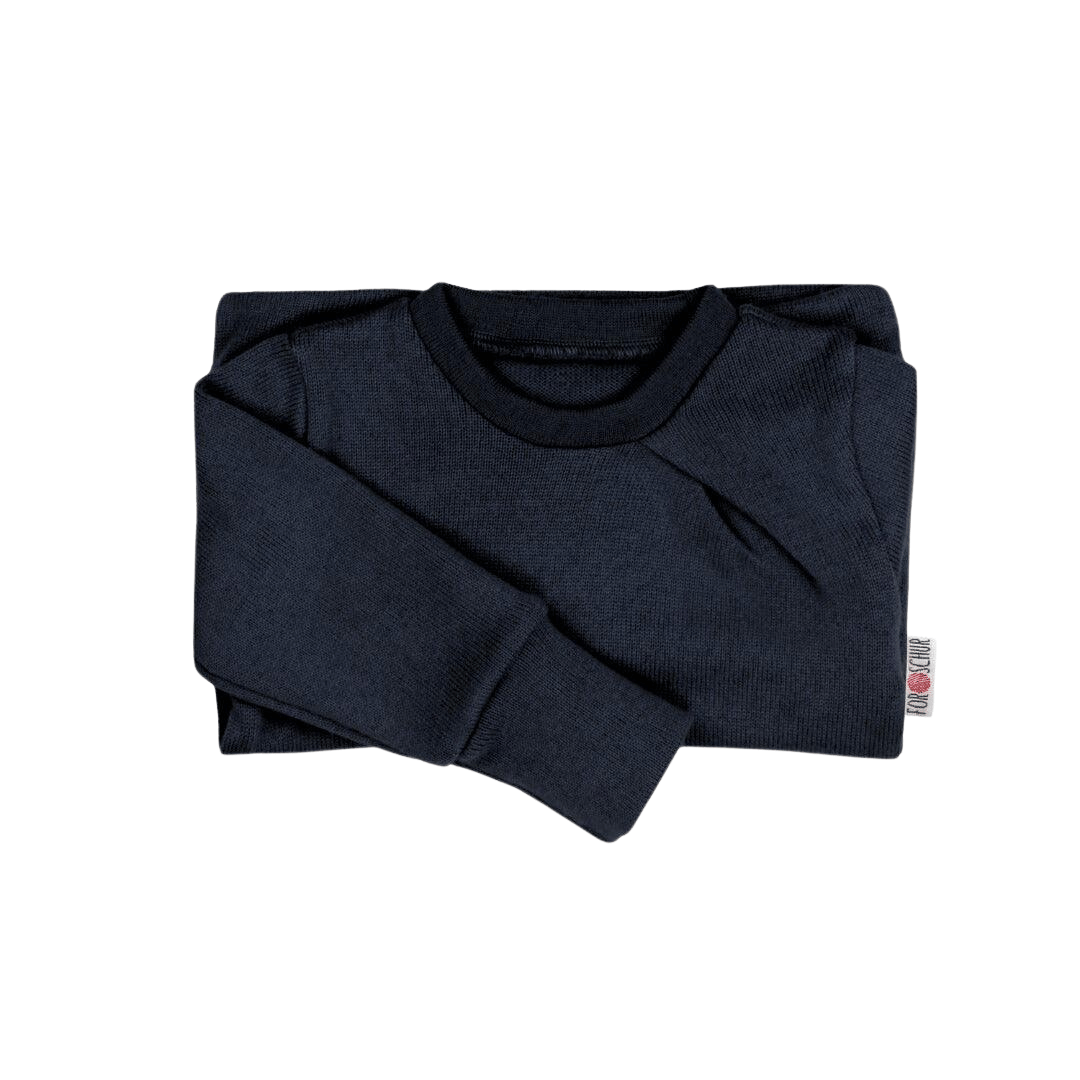 Upcycling Merino Pullover mit der Falte - ForSchur