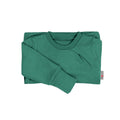 Upcycling Kaschmirpullover mit der Falte Eukalyptus Dunkel