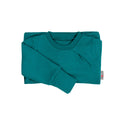 Upcycling Kaschmir Pullover mit der Falte dunkles Mintblau - ForSchur