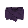 Upcycling Kaschmirpullover mit der Falte Dunkle Pflaume