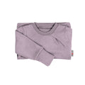 Upcycling Kaschmirpullover mit der Falte Staublila